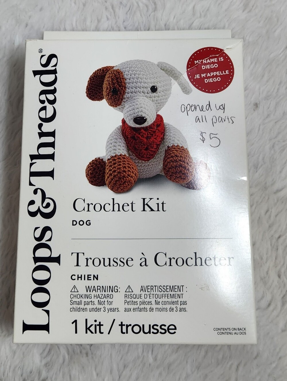 Loops & Threads DOG Crochet Kit